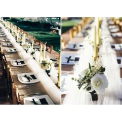 Badaboum Chemin De Table Mariage En Tulle 30Cm X 9 M Tres Outlet