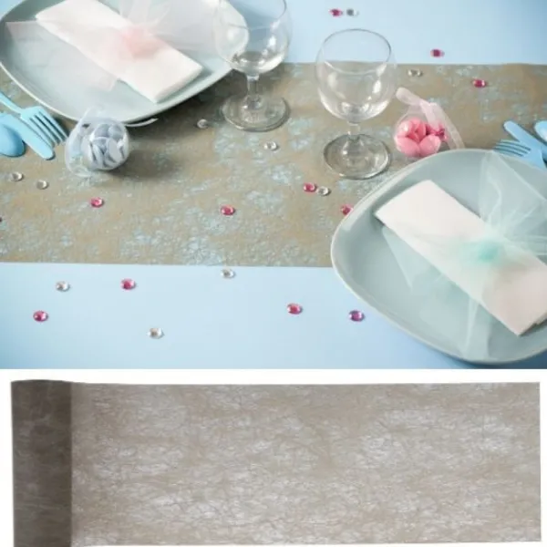 Badaboum Chemin De Table Mariage Fanon Taupe Online