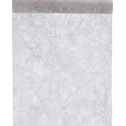 Badaboum Chemin De Table Mariage Gris Fanon 30 Cm X 5 M Tres Outlet