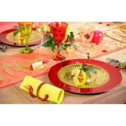 Badaboum Chemin De Table Mariage Intisse Bleu Marine Discount