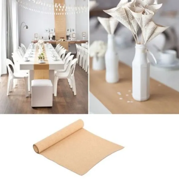 Badaboum Chemin De Table Mariage Kraft