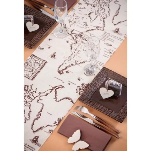 Badaboum Chemin De Table Mariage Theme Voyage