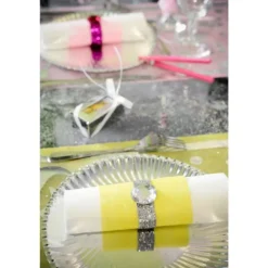 Badaboum Chemin De Table Pas Cher 10 Cm En Tissu Intiss Discount