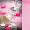 Badaboum Chemin De Table Pas Cher Intiss Rose 30Cm Outlet