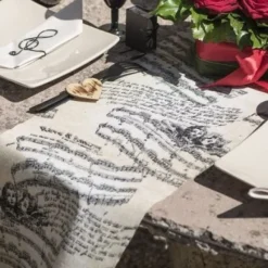 Badaboum Chemin De Table Romantique Musique