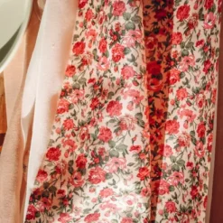 Badaboum Chemin De Table Romantique Flowers Vieux Rose