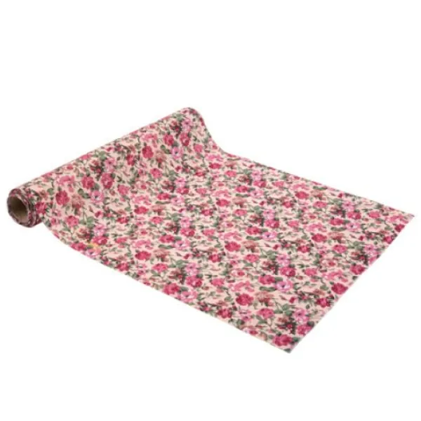 Badaboum Chemin De Table Romantique Flowers Vieux Rose