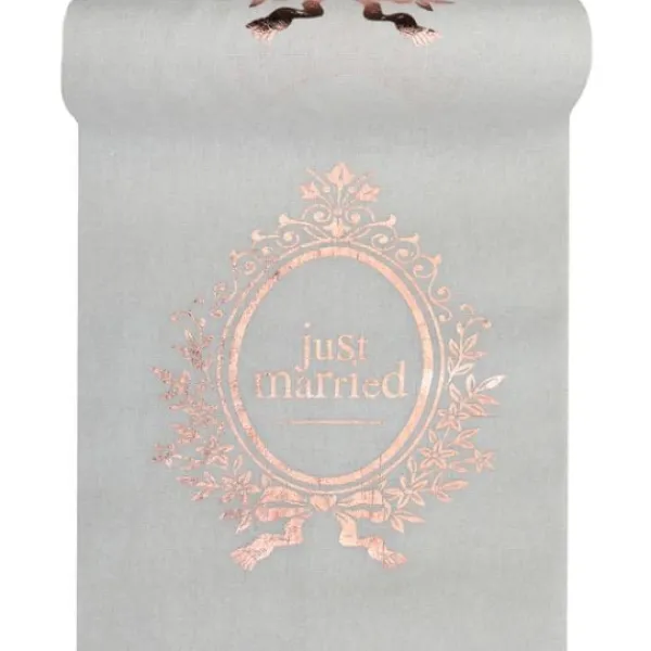 Badaboum Chemin De Table Rose Gold Just Married