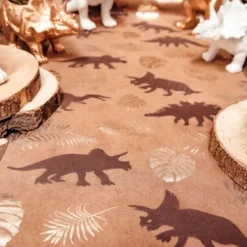 Badaboum Chemin De Table Theme Dinosaure Suedine Best