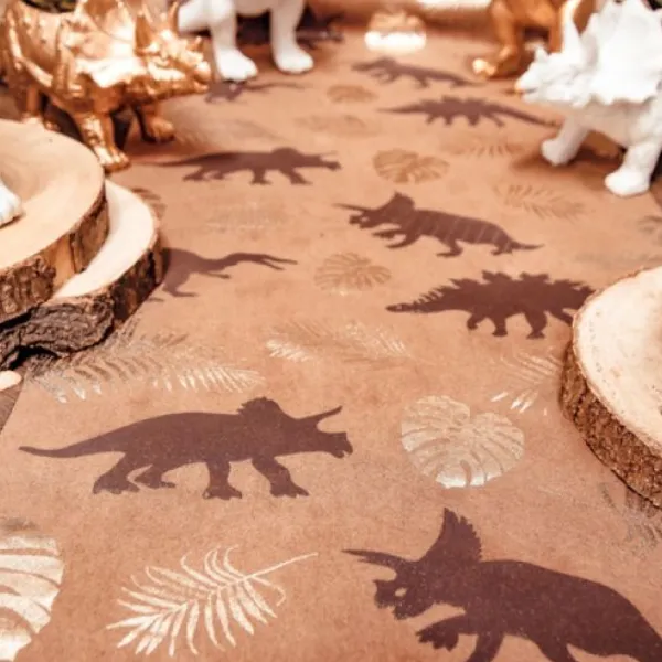 Badaboum Chemin De Table Theme Dinosaure Suedine Best