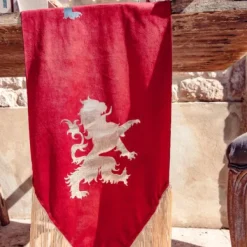 Badaboum Chemin De Table Velours Drapeau Royal