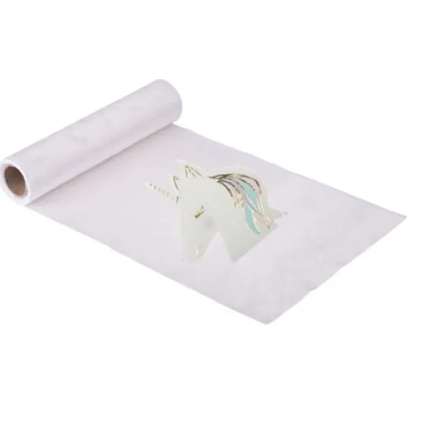 Hot Chemin De Table Velours Licorne Theme Licorne