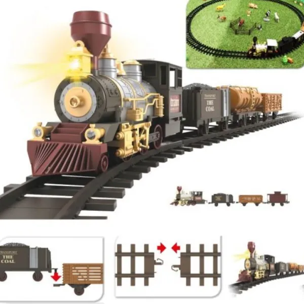 Badaboum Circuit Train De Noel Lectrique Lumineux Et Sonore