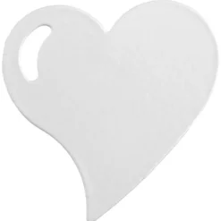 Badaboum Coeur M Tal Sur Pince Blanc X4