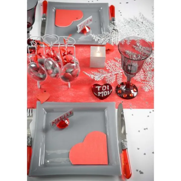 Badaboum Coeur M Tal Sur Pince Blanc X4