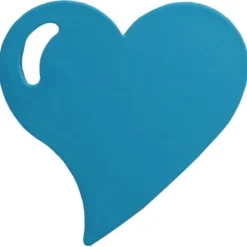 Badaboum Coeur M Tal Sur Pince Turquoise X4