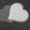 Badaboum Coeur Organza Blanc Pour Deco De Table X 40 Pi Ces Hot