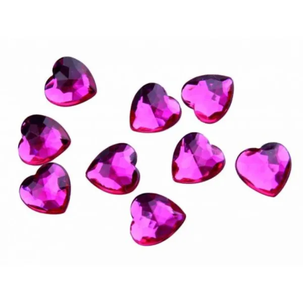 Badaboum Coeur Strass Pour Déco De Table X 30 Pi Ces Sale
