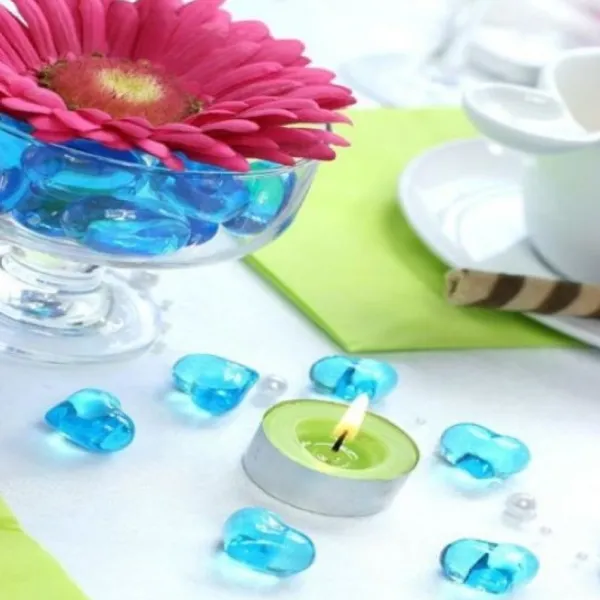 Badaboum Coeur Strass Pour Déco De Table X 30 Pi Ces Sale
