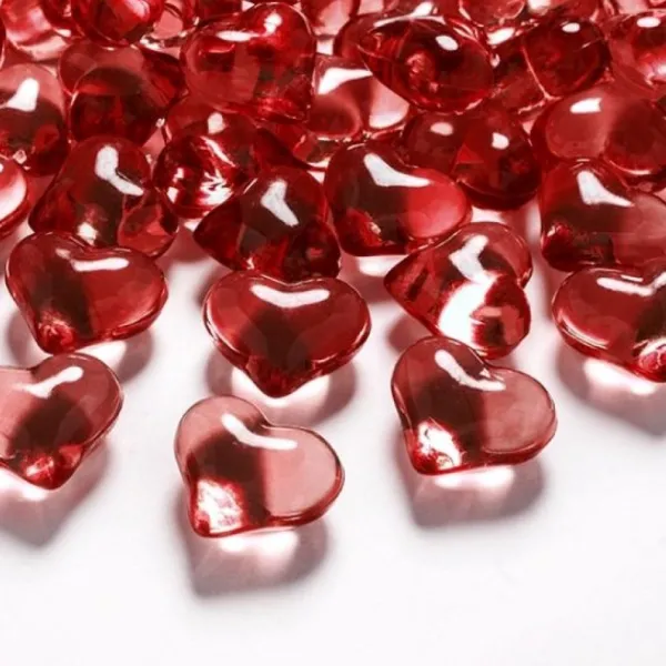 Badaboum Coeur Strass Pour Déco De Table X 30 Pi Ces Sale