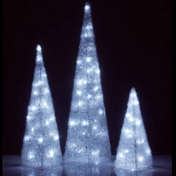 Badaboum Cone Lumineux De Noel Extérieur 90Cm Led Blanc Froid Online