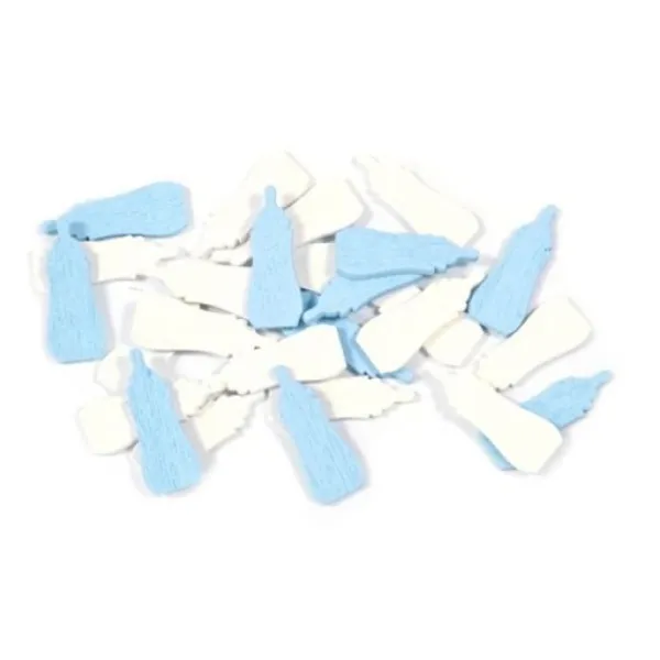 Badaboum Confettis Bapt Me Landau Bleu Ciel X 24 New