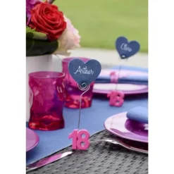 Badaboum Confettis Coeur Jean Bleu Marine X 12 Pi Ces Best