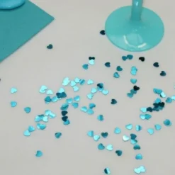 Badaboum Confettis Coeur Turquoise 18Gr Hot