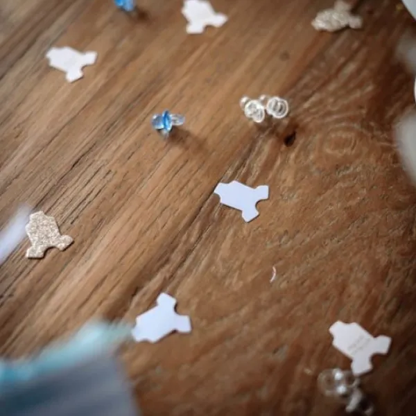 Clearance Confettis De Table Body Bebe Bleu Ciel Theme D Co Baby Shower