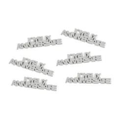 Best Confettis De Table Joyeux Anniversaire Argent X 6 Pi Ces Theme Joyeux Anniversaire
