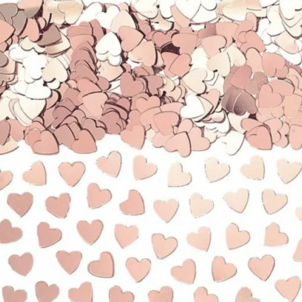 Badaboum Confettis De Table Mariage Coeur Rose Gold Outlet
