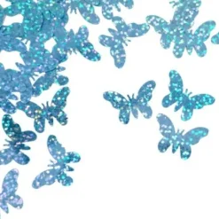 Badaboum Confettis De Table Mariage Papillon Turquoise