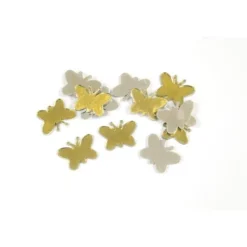 Badaboum Confettis De Table Miroir Papillon Or X20