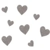 Badaboum Confettis De Table Paillet S Coeur Argent X50 Pi Ces