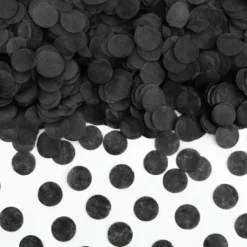 Badaboum Confettis De Table Pas Cher Rond Noir X 15Gr New