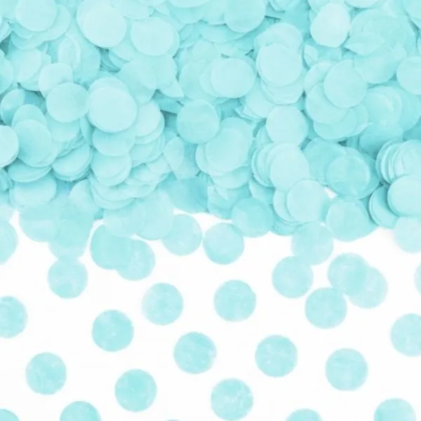 Badaboum Confettis De Table Pas Cher Rond Bleu Ciel X 15Gr Best