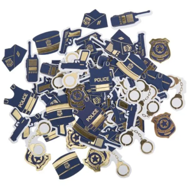 Clearance Confettis De Table Theme Police Theme D Co Baby Shower