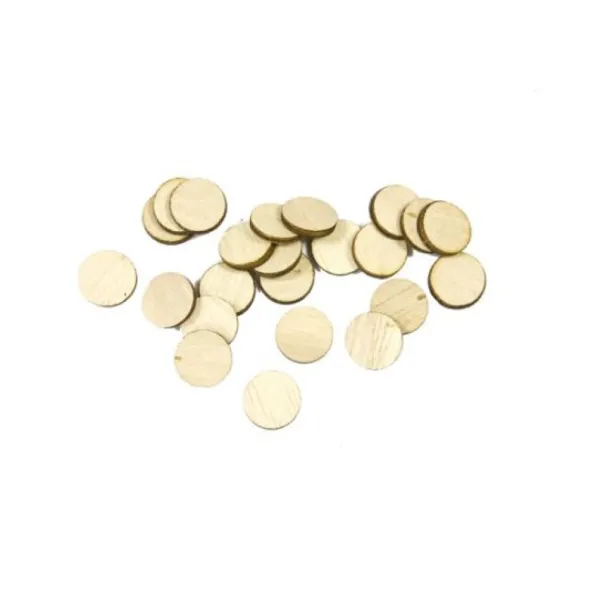 Badaboum Confettis Mariage Cercle Rond Naturel X 36