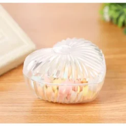 Badaboum Contenant Drag E Coeur 3D Stri Transparent En Plexi