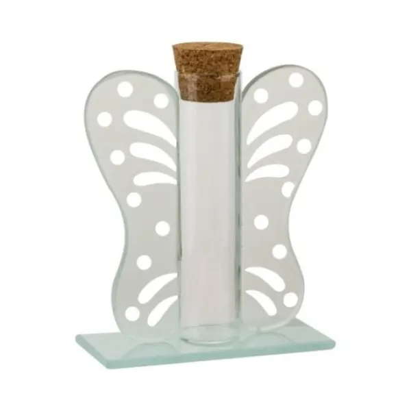 Badaboum Contenant Drag Es En Verre Eprouvette Papillon