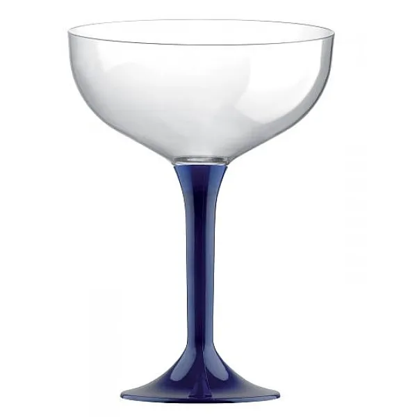Badaboum Coupe Champagne En Plastique Bleu Marine X 20 Pi Ces Sale