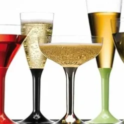 Badaboum Coupe Champagne Or Chrome En Plastique Rigide X 20 Pi Ces