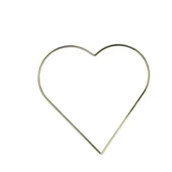 Badaboum Couronne En Forme De Coeur Or A Suspendre 30 Cm