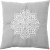 New Coussin Porte Alliance Oriental Argent Theme Eid Mubarak & Ramadan