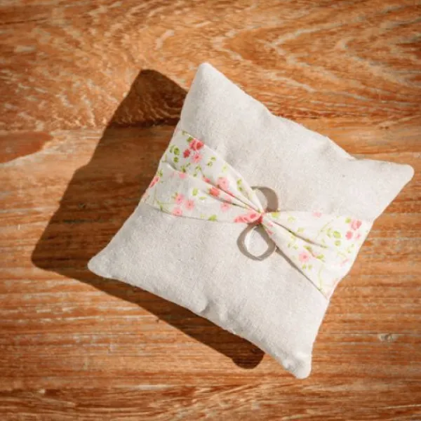 Badaboum Coussin Porte Alliance Shabby Lin