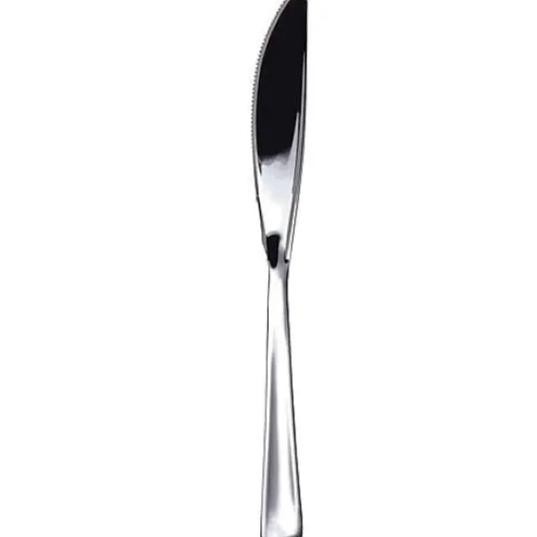 Badaboum Couteau Argent Plastique Inox X 50 Pi Ces