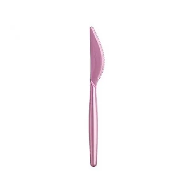 Badaboum Couteau Jetable Couleur En Plastique Rigide X 20 Pi Ces New