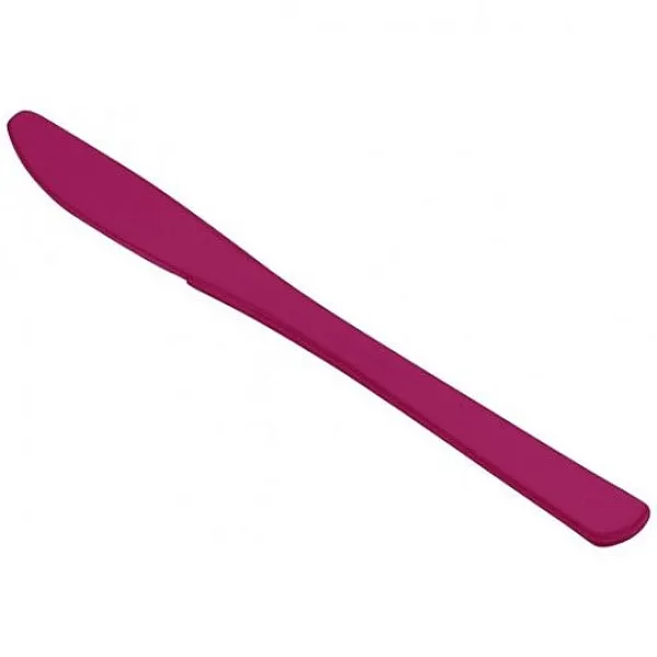 Badaboum Couteau Jetable Couleur En Plastique Rigide X 20 Pi Ces New
