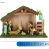 Badaboum Creche De Noel Pas Cher Avec 10 Santons Sale
