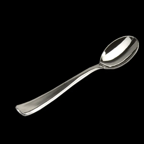 Badaboum Cuill Re Argent Plastique Inox X 50 Pi Ces